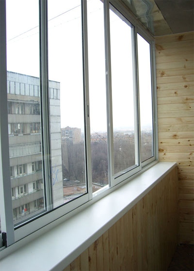 Мод.№Алюминиевые балконные рамы